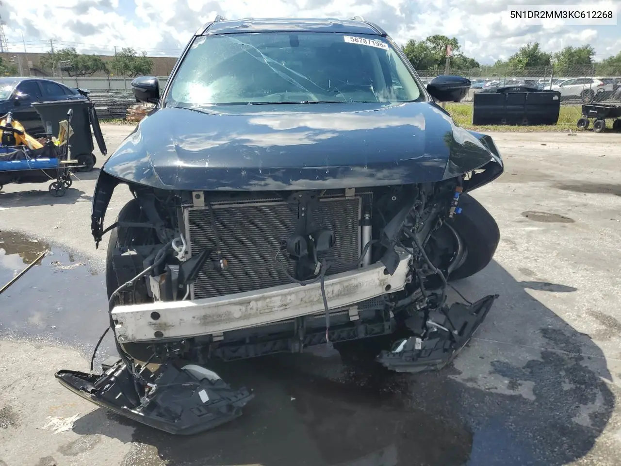 2019 Nissan Pathfinder S VIN: 5N1DR2MM3KC612268 Lot: 56787195
