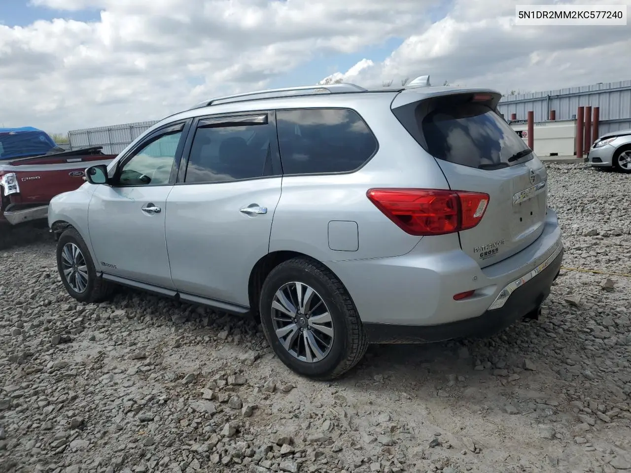 2019 Nissan Pathfinder S VIN: 5N1DR2MM2KC577240 Lot: 56859205