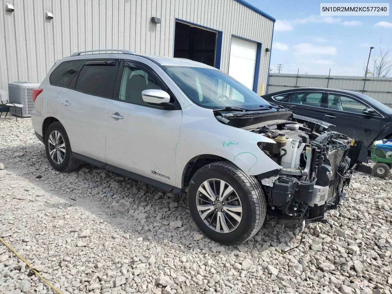 2019 Nissan Pathfinder S VIN: 5N1DR2MM2KC577240 Lot: 56859205