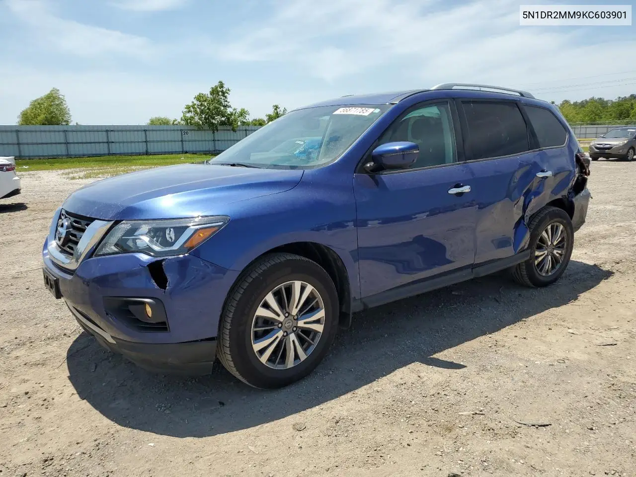 2019 Nissan Pathfinder S VIN: 5N1DR2MM9KC603901 Lot: 56871785