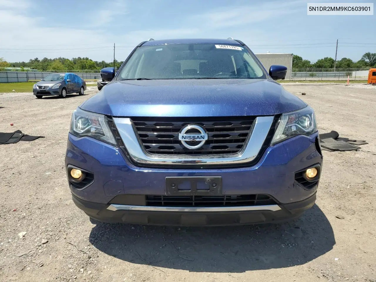 2019 Nissan Pathfinder S VIN: 5N1DR2MM9KC603901 Lot: 56871785