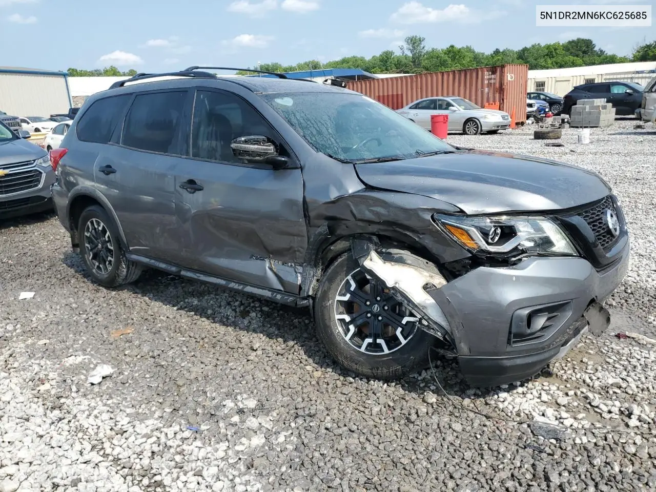 2019 Nissan Pathfinder S VIN: 5N1DR2MN6KC625685 Lot: 59214815