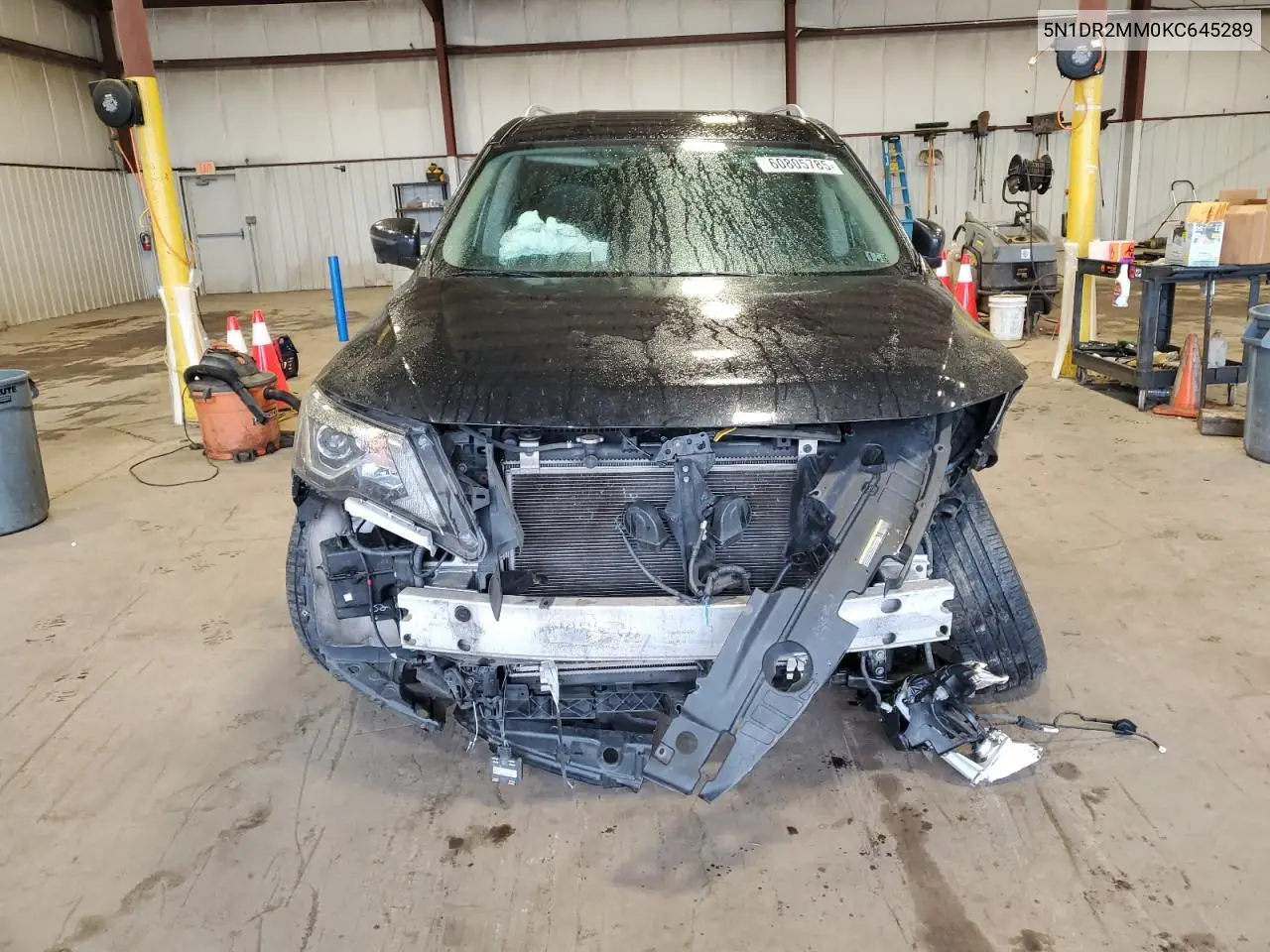 2019 Nissan Pathfinder S VIN: 5N1DR2MM0KC645289 Lot: 60805785