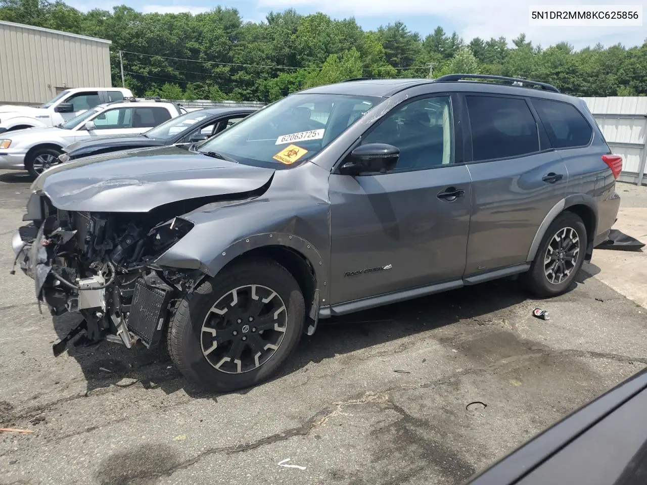 2019 Nissan Pathfinder S VIN: 5N1DR2MM8KC625856 Lot: 62063725