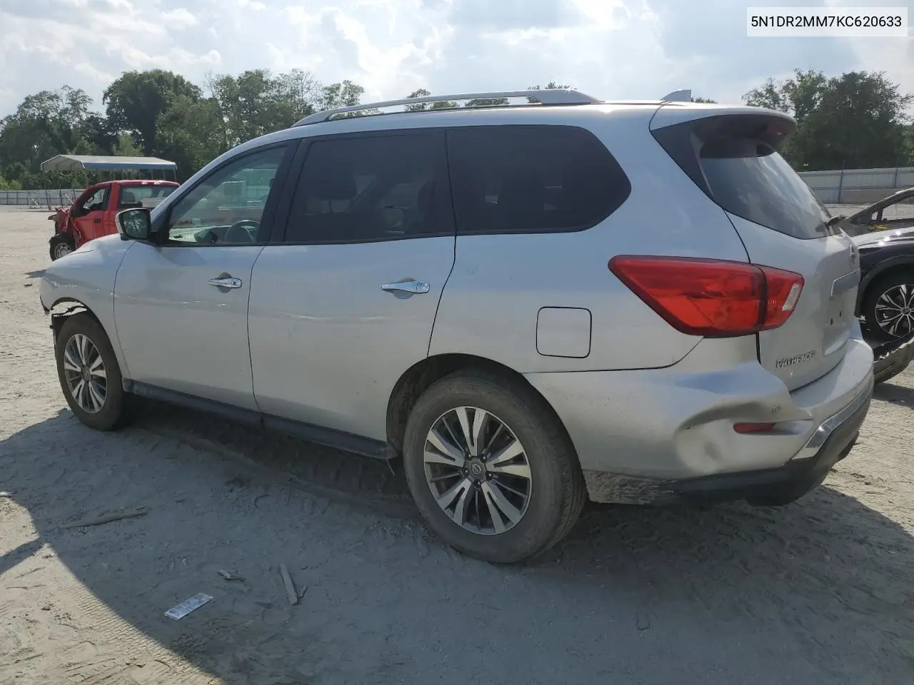 2019 Nissan Pathfinder S VIN: 5N1DR2MM7KC620633 Lot: 62408015