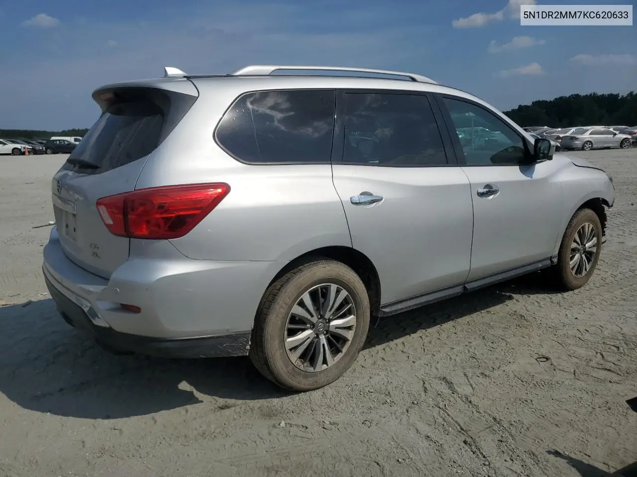 2019 Nissan Pathfinder S VIN: 5N1DR2MM7KC620633 Lot: 62408015
