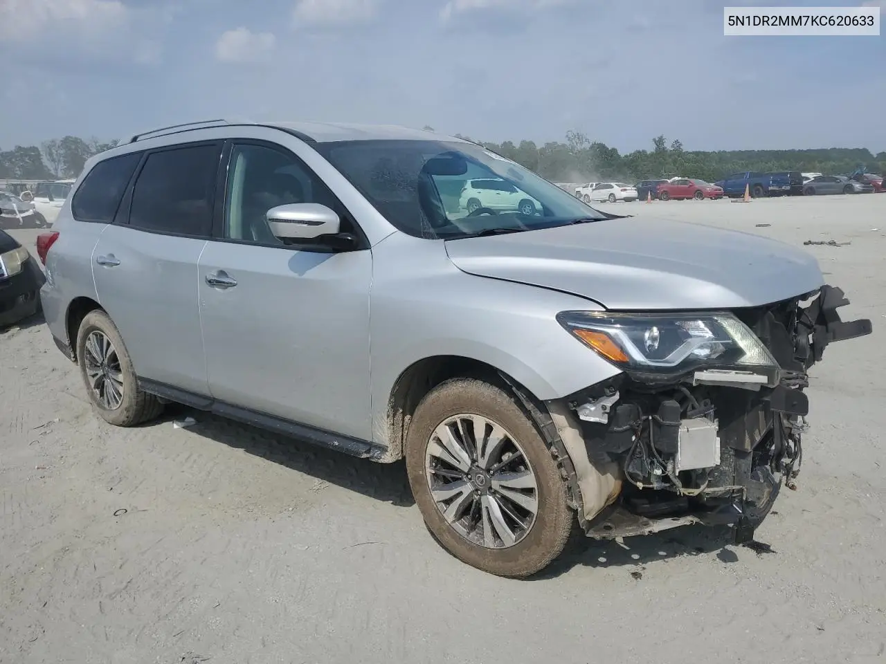 2019 Nissan Pathfinder S VIN: 5N1DR2MM7KC620633 Lot: 62408015