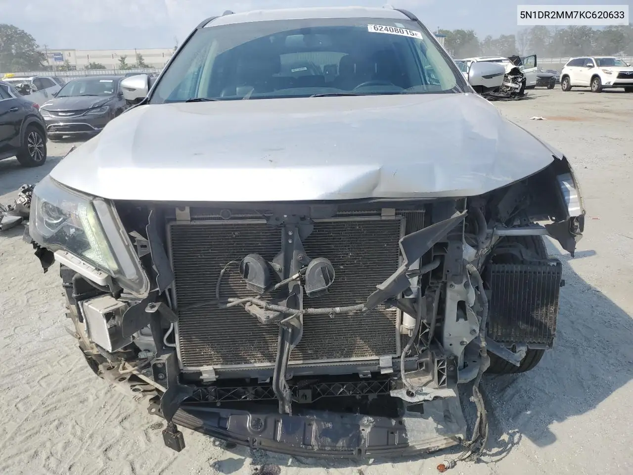 2019 Nissan Pathfinder S VIN: 5N1DR2MM7KC620633 Lot: 62408015