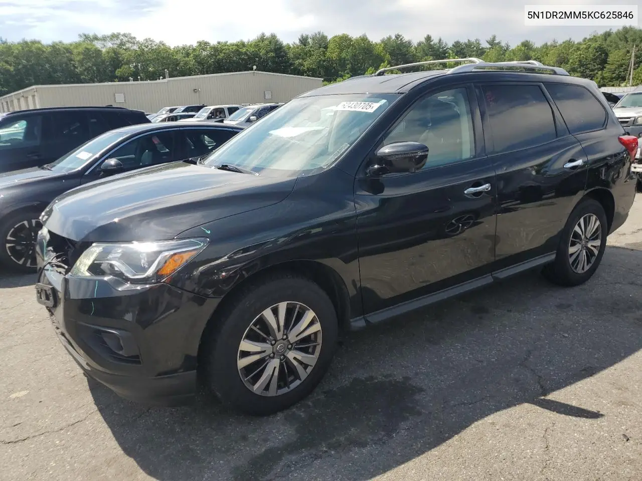 2019 Nissan Pathfinder S VIN: 5N1DR2MM5KC625846 Lot: 62430705