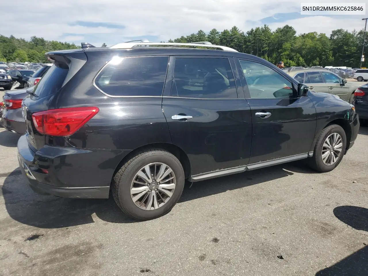 2019 Nissan Pathfinder S VIN: 5N1DR2MM5KC625846 Lot: 62430705