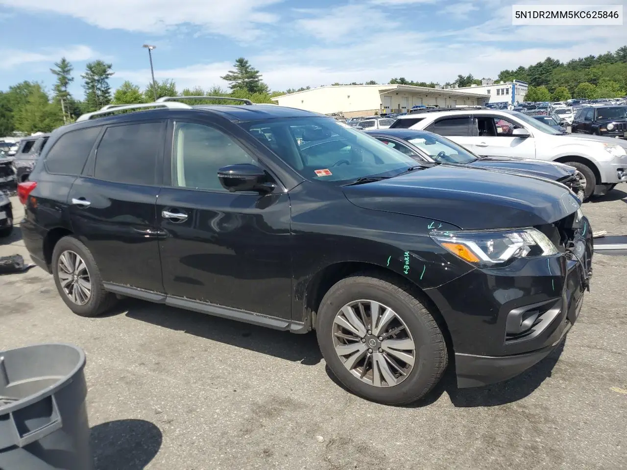 2019 Nissan Pathfinder S VIN: 5N1DR2MM5KC625846 Lot: 62430705