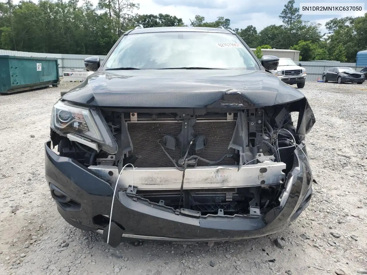 2019 Nissan Pathfinder S VIN: 5N1DR2MN1KC637050 Lot: 62707995