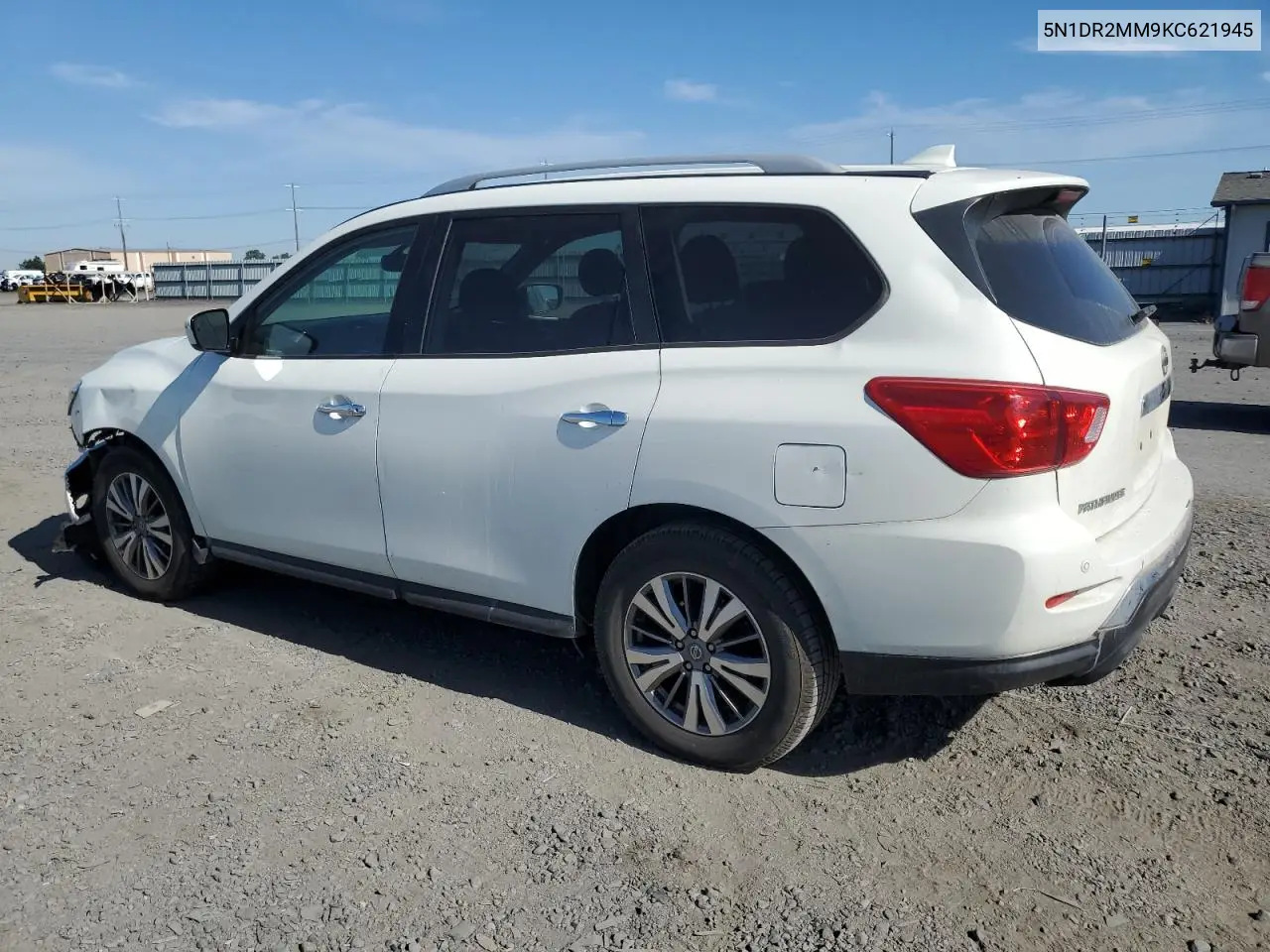 2019 Nissan Pathfinder S VIN: 5N1DR2MM9KC621945 Lot: 62856675