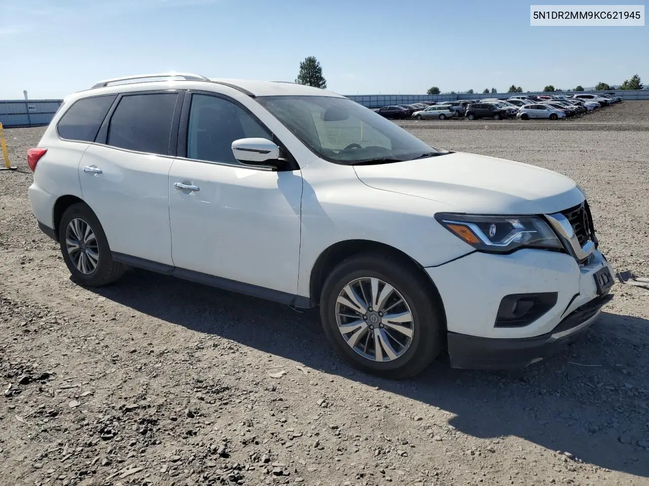 2019 Nissan Pathfinder S VIN: 5N1DR2MM9KC621945 Lot: 62856675