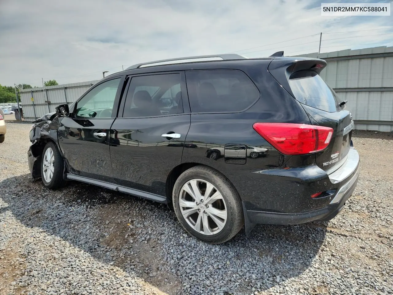 2019 Nissan Pathfinder S VIN: 5N1DR2MM7KC588041 Lot: 62935615