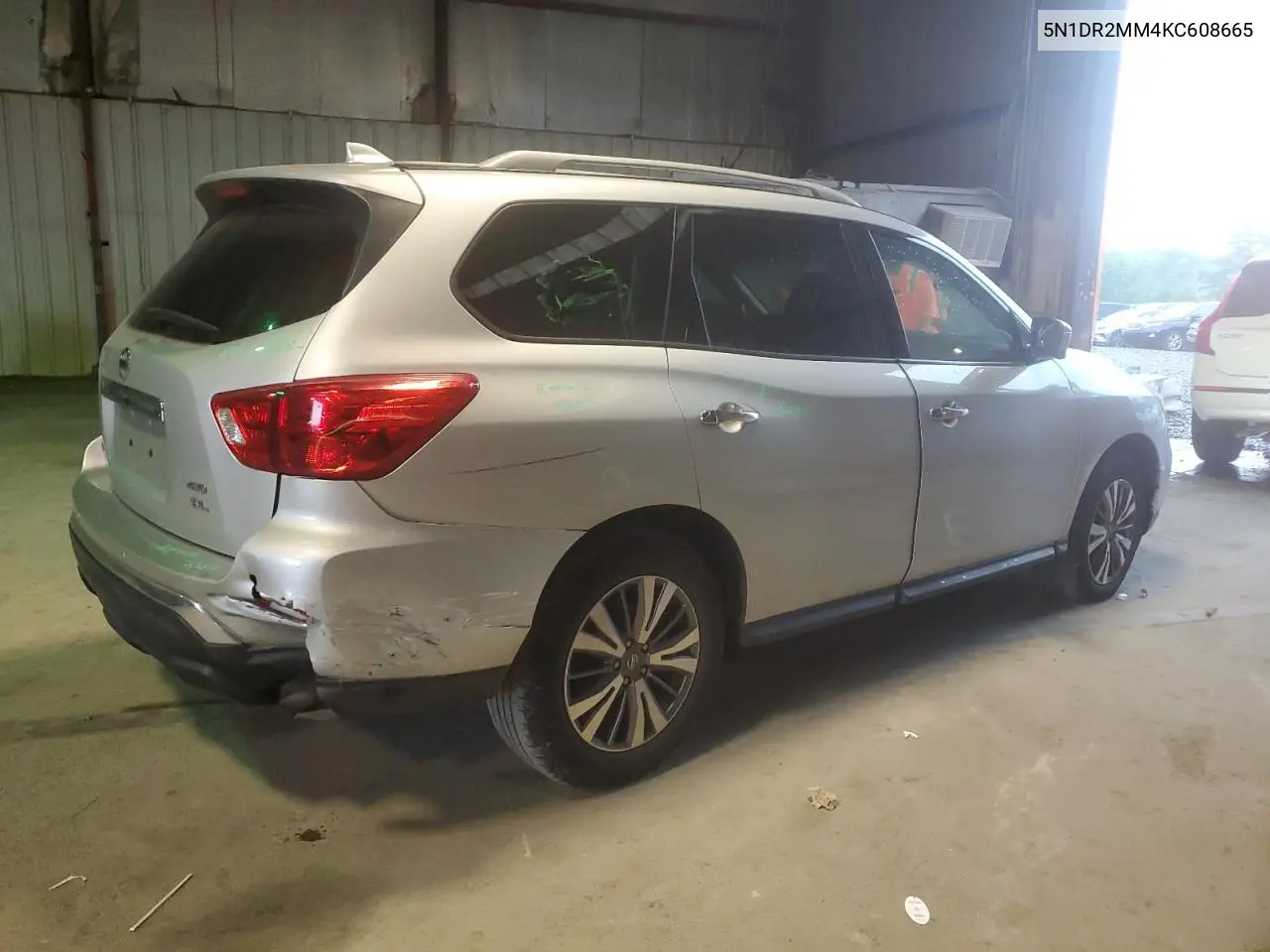 2019 Nissan Pathfinder S VIN: 5N1DR2MM4KC608665 Lot: 63002635