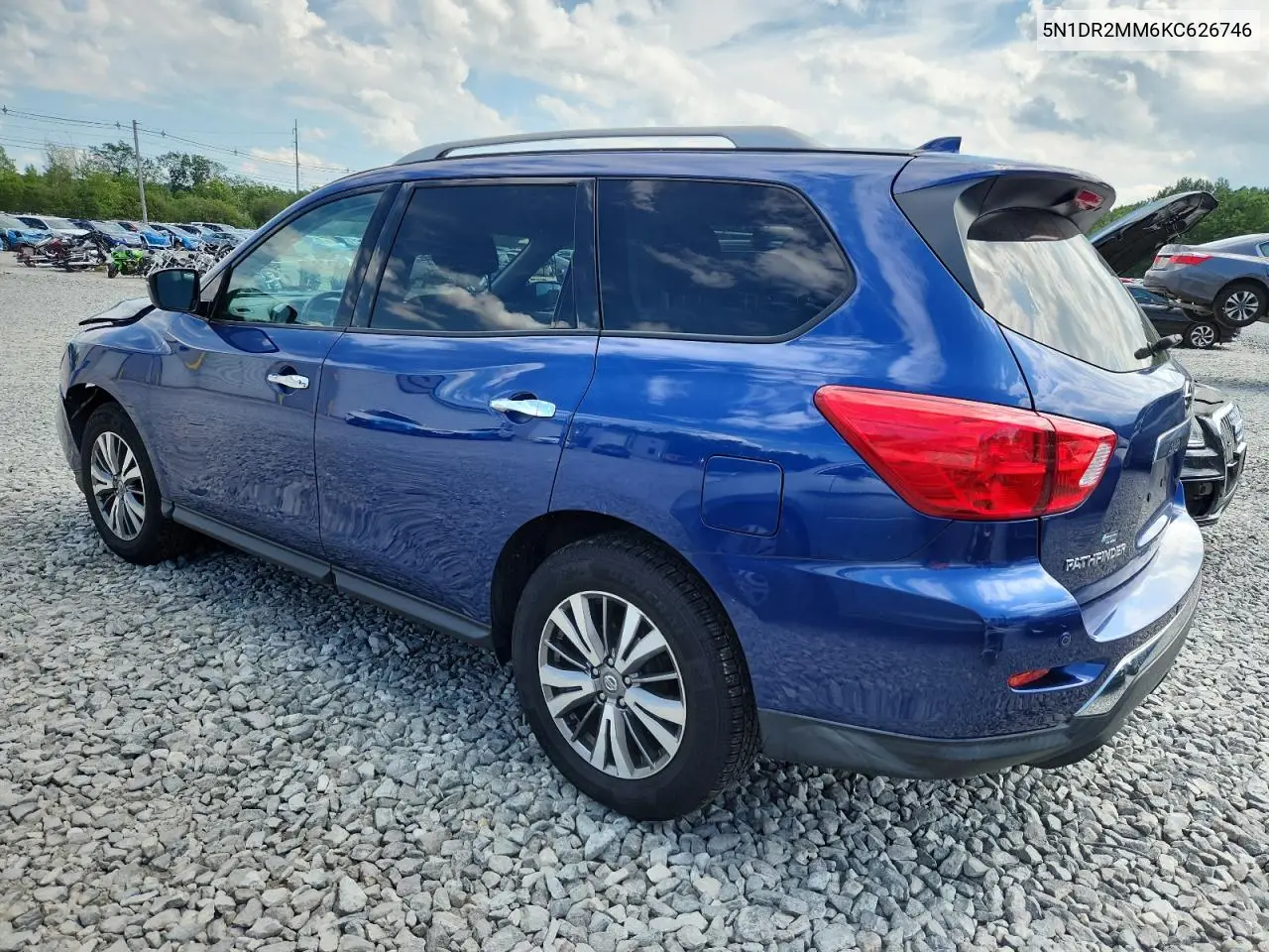 2019 Nissan Pathfinder S VIN: 5N1DR2MM6KC626746 Lot: 63018085