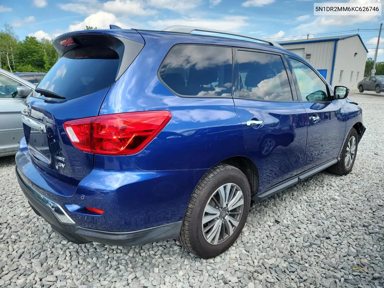 2019 Nissan Pathfinder S VIN: 5N1DR2MM6KC626746 Lot: 63018085