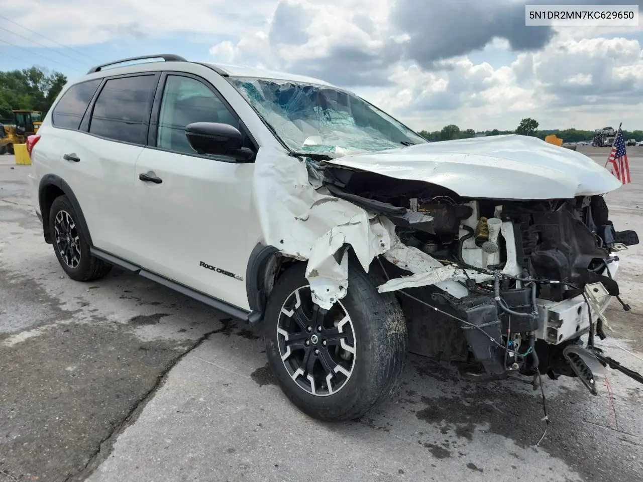2019 Nissan Pathfinder S VIN: 5N1DR2MN7KC629650 Lot: 63019965