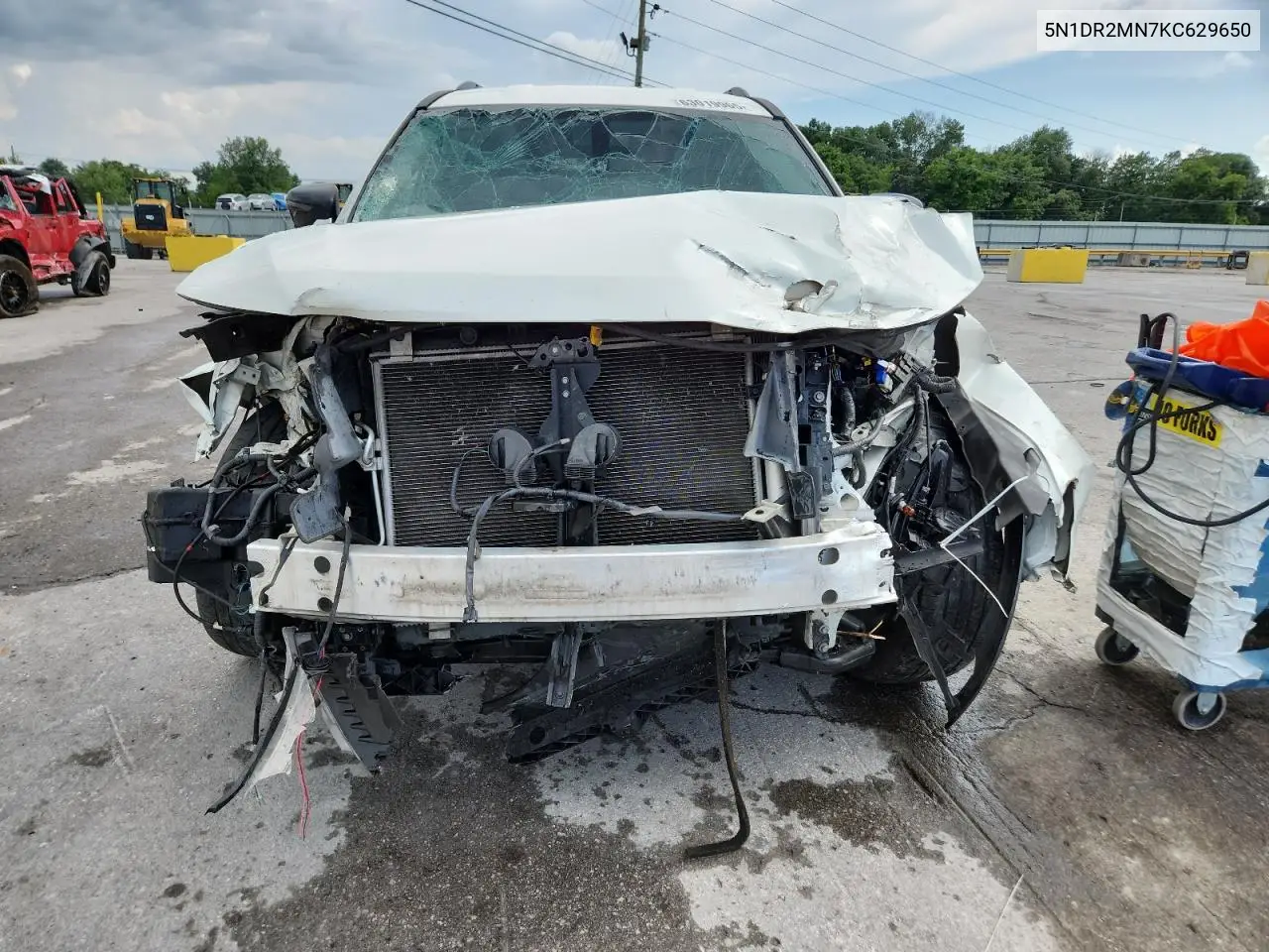 2019 Nissan Pathfinder S VIN: 5N1DR2MN7KC629650 Lot: 63019965