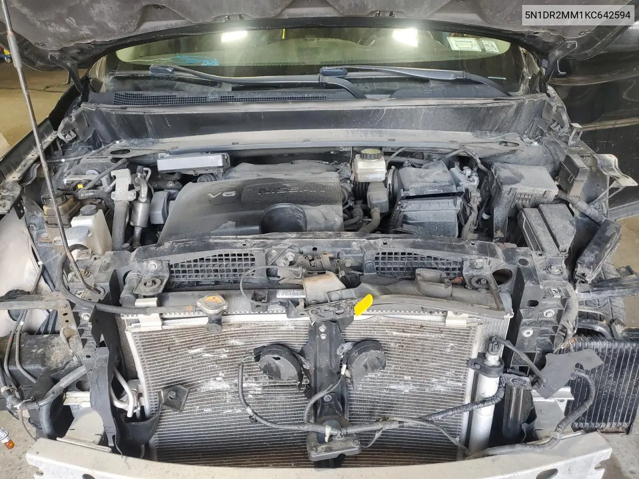 2019 Nissan Pathfinder S VIN: 5N1DR2MM1KC642594 Lot: 63081275