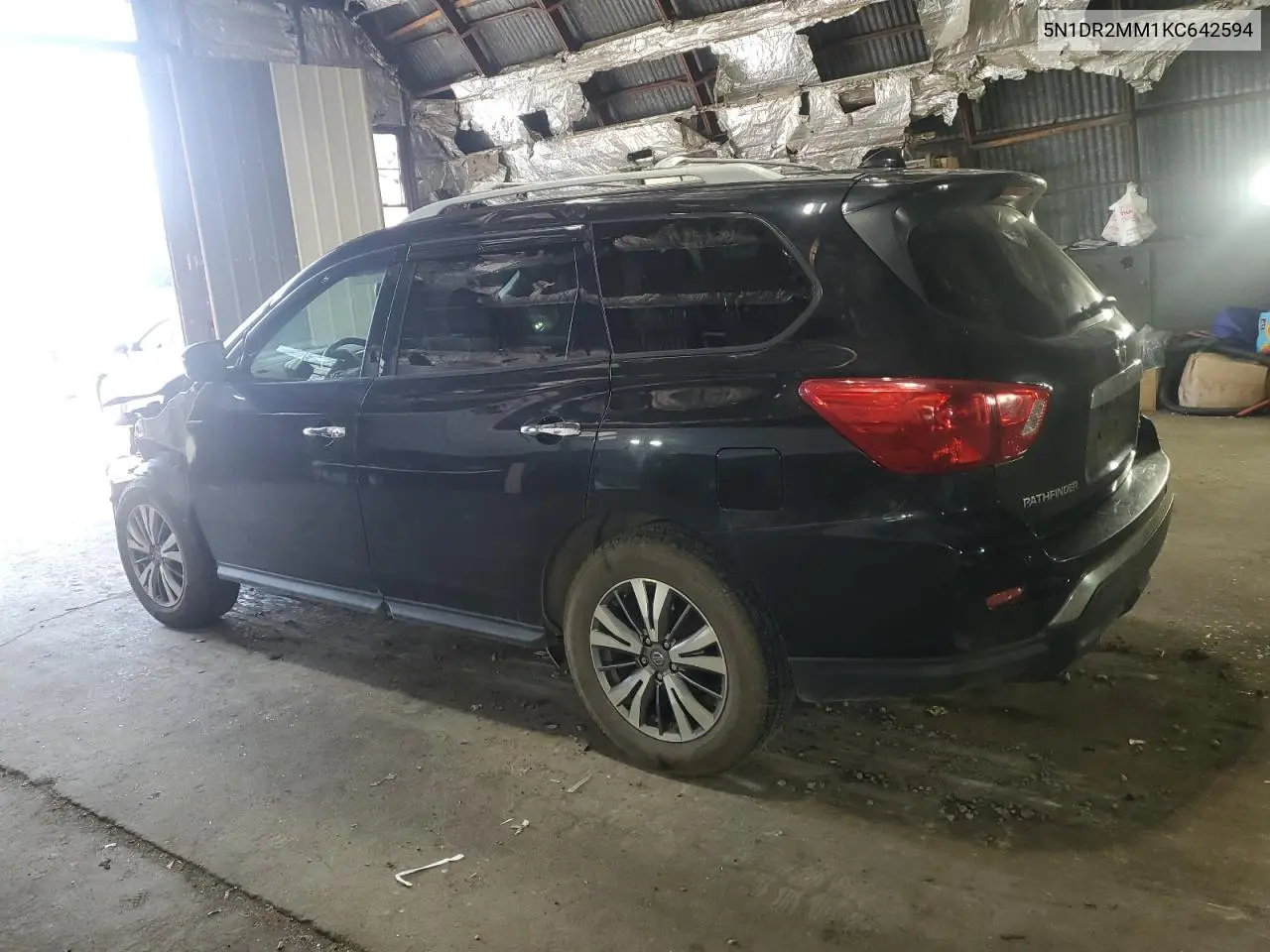 2019 Nissan Pathfinder S VIN: 5N1DR2MM1KC642594 Lot: 63081275
