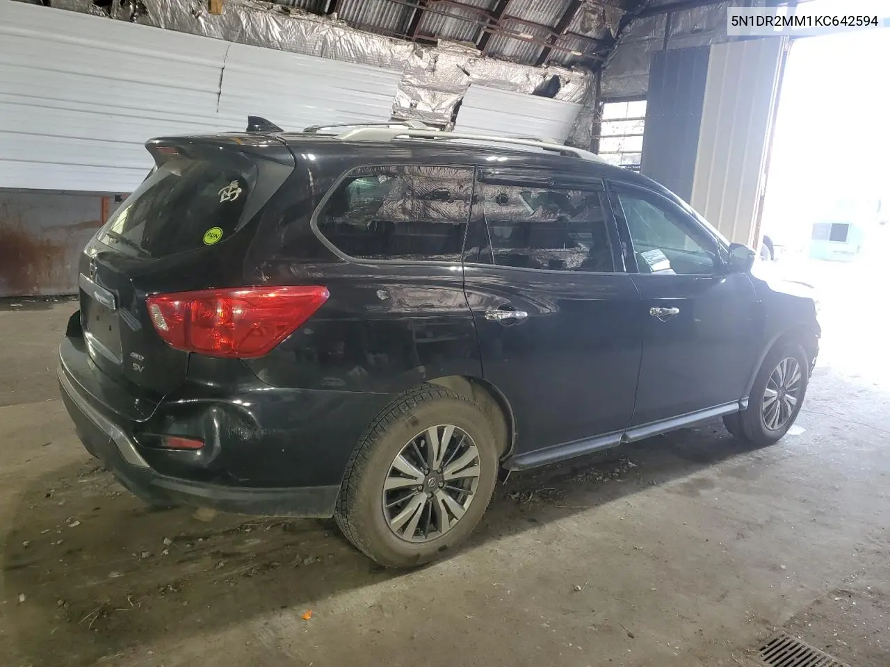 2019 Nissan Pathfinder S VIN: 5N1DR2MM1KC642594 Lot: 63081275