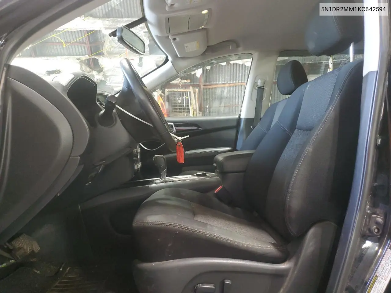 2019 Nissan Pathfinder S VIN: 5N1DR2MM1KC642594 Lot: 63081275