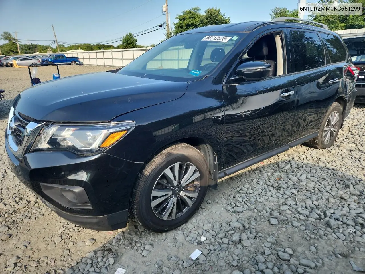 2019 Nissan Pathfinder S VIN: 5N1DR2MM0KC651299 Lot: 66112525