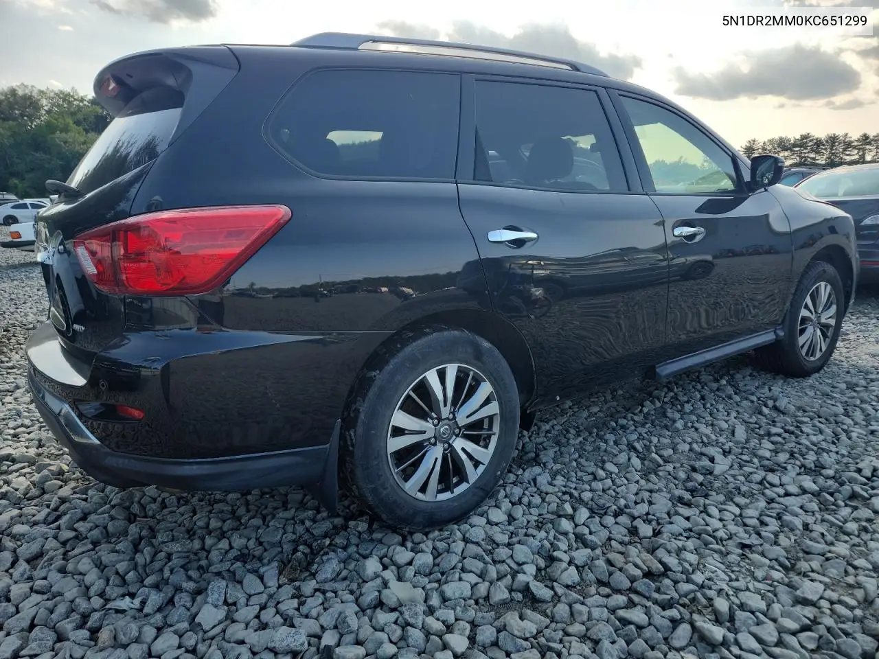 2019 Nissan Pathfinder S VIN: 5N1DR2MM0KC651299 Lot: 66112525