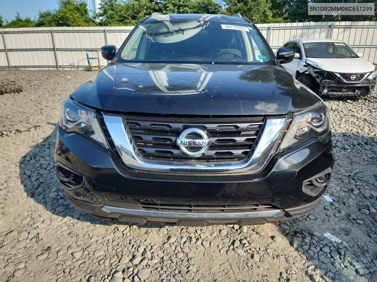 2019 Nissan Pathfinder S VIN: 5N1DR2MM0KC651299 Lot: 66112525