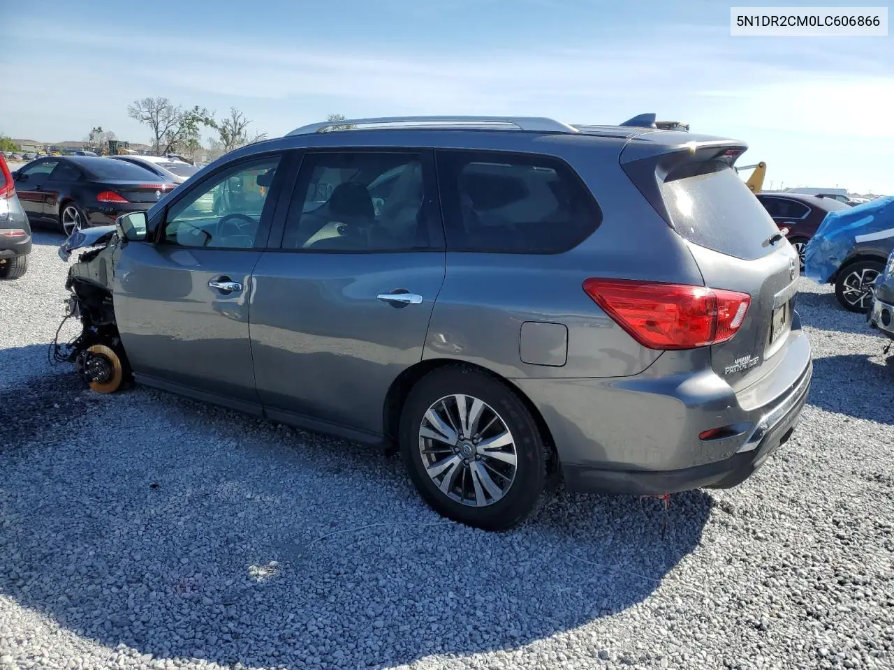 2020 Nissan Pathfinder Sl VIN: 5N1DR2CM0LC606866 Lot: 50057505