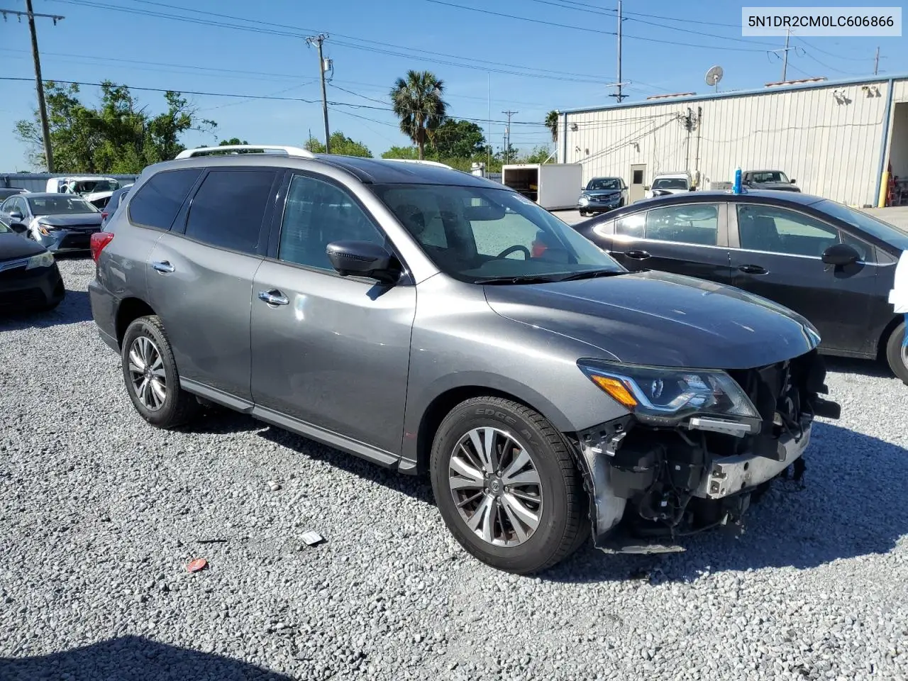 2020 Nissan Pathfinder Sl VIN: 5N1DR2CM0LC606866 Lot: 50057505