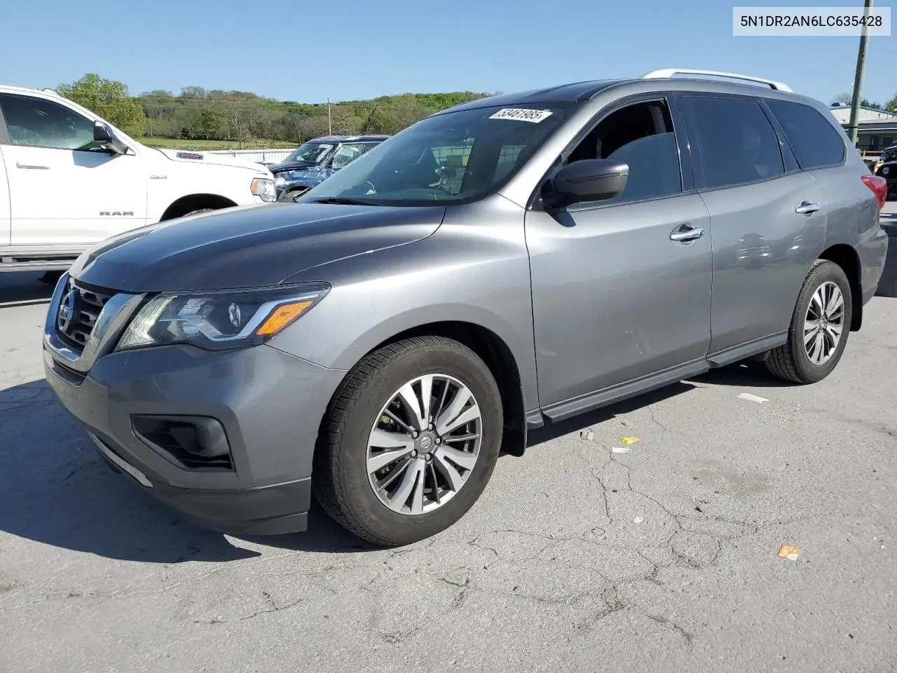 2020 Nissan Pathfinder S VIN: 5N1DR2AN6LC635428 Lot: 53461985