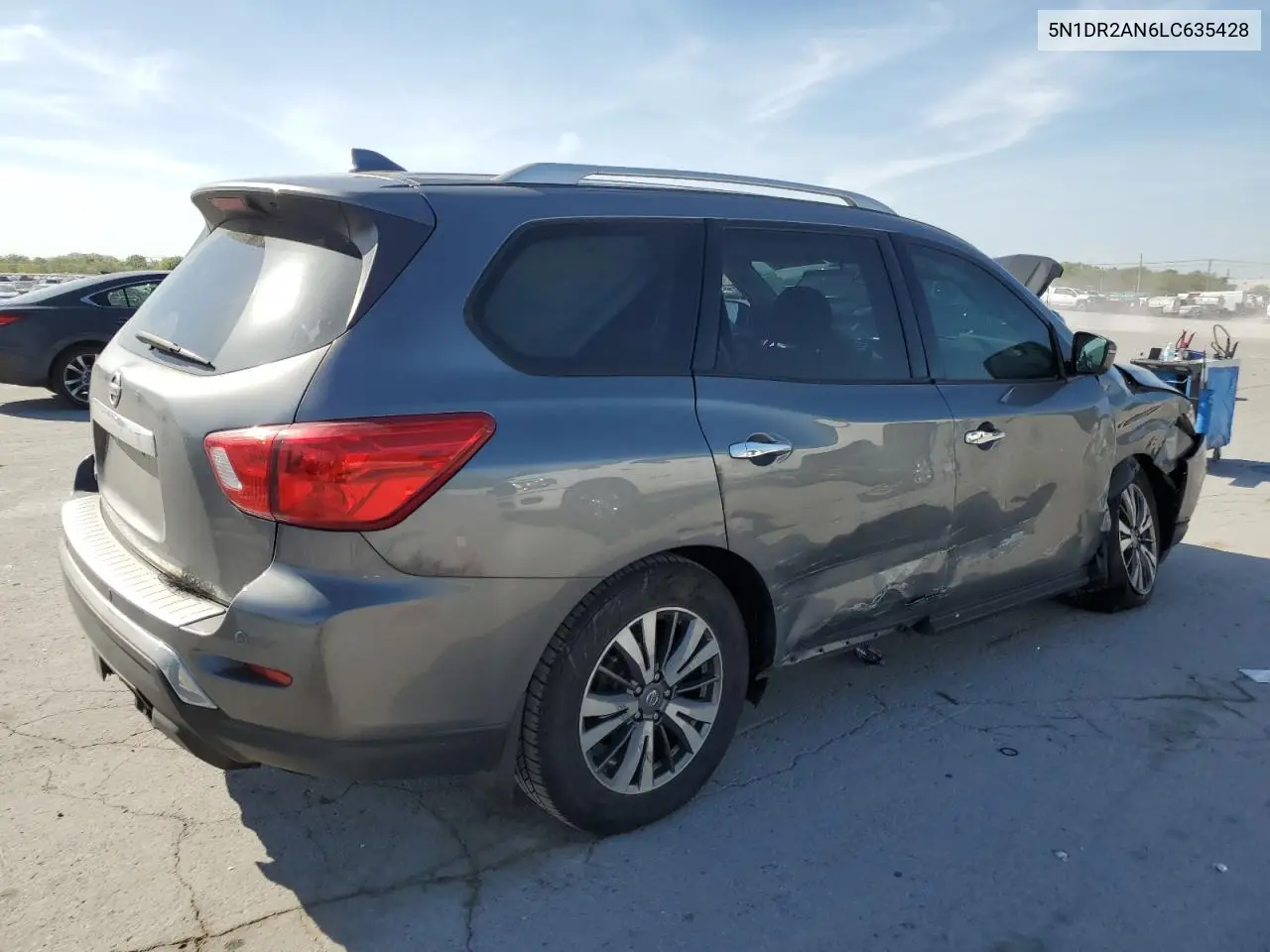 2020 Nissan Pathfinder S VIN: 5N1DR2AN6LC635428 Lot: 53461985