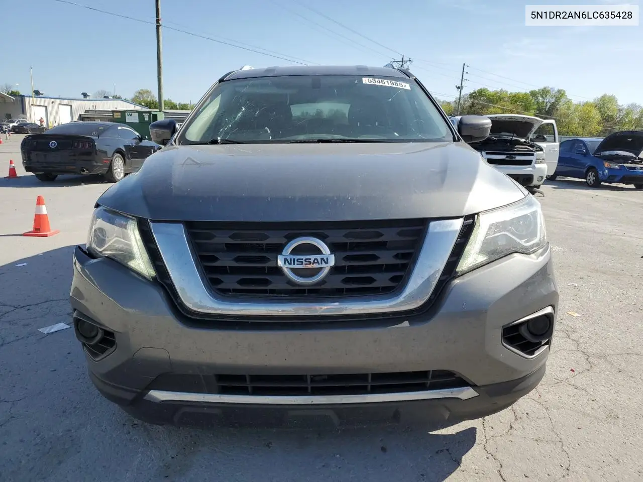 2020 Nissan Pathfinder S VIN: 5N1DR2AN6LC635428 Lot: 53461985