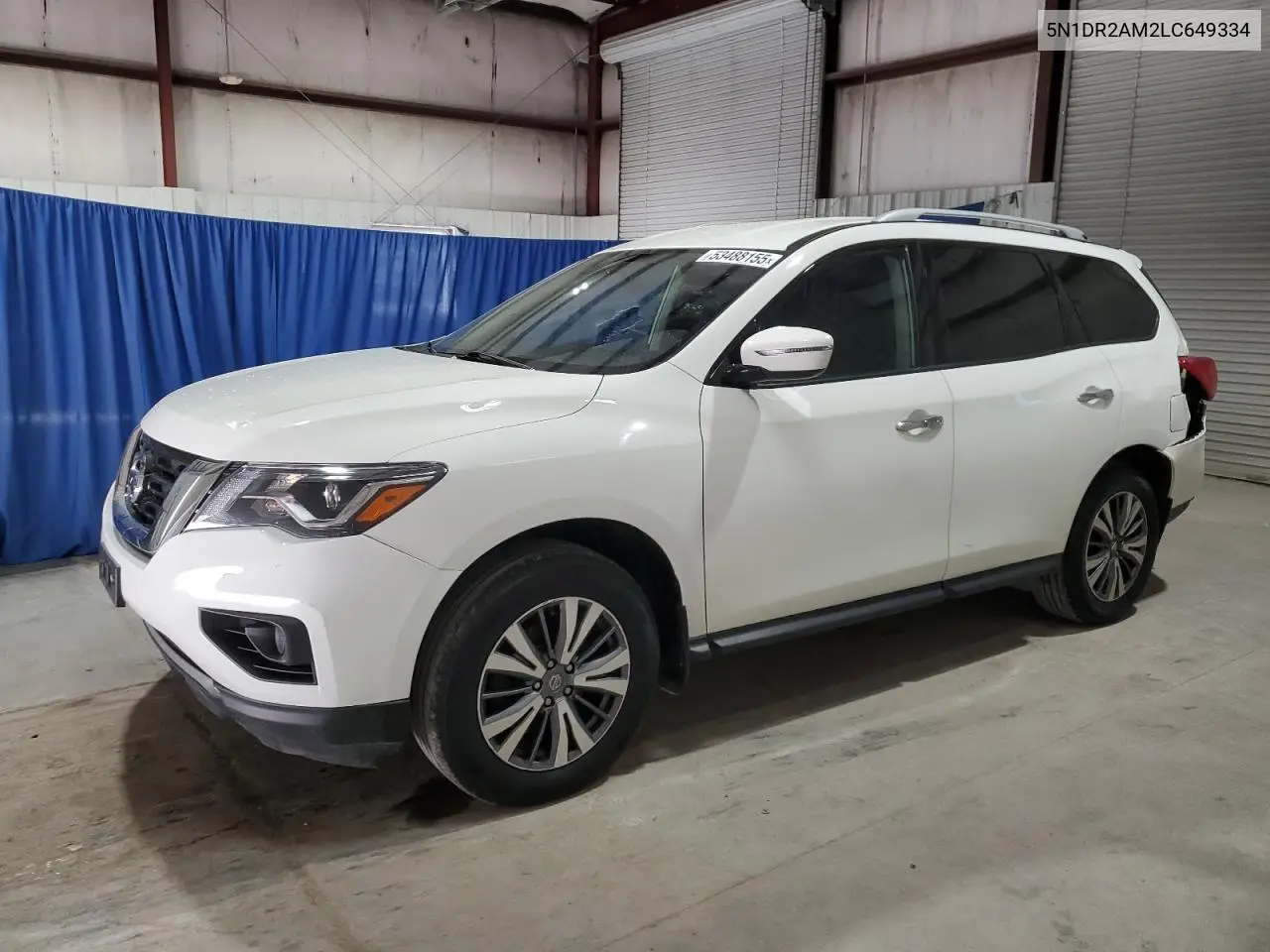 2020 Nissan Pathfinder S VIN: 5N1DR2AM2LC649334 Lot: 53488155