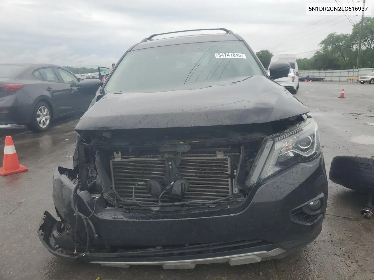 2020 Nissan Pathfinder Sl VIN: 5N1DR2CN2LC616937 Lot: 54741845