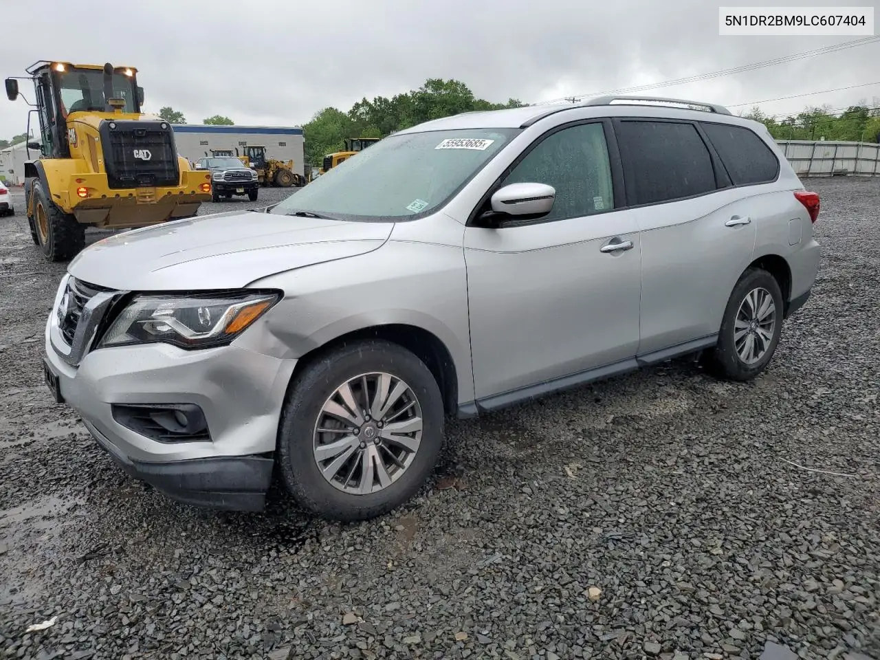 2020 Nissan Pathfinder Sv VIN: 5N1DR2BM9LC607404 Lot: 55953685