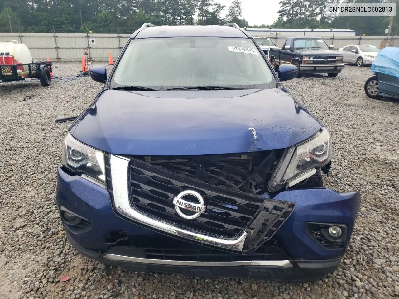 2020 Nissan Pathfinder Sv VIN: 5N1DR2BN0LC602813 Lot: 58916845