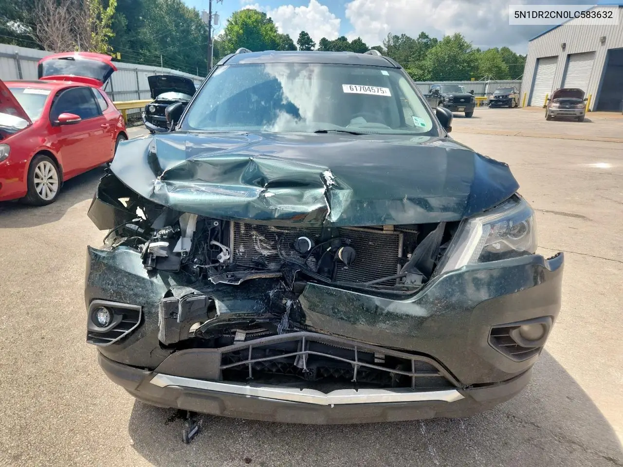 2020 Nissan Pathfinder Sl VIN: 5N1DR2CN0LC583632 Lot: 61704575