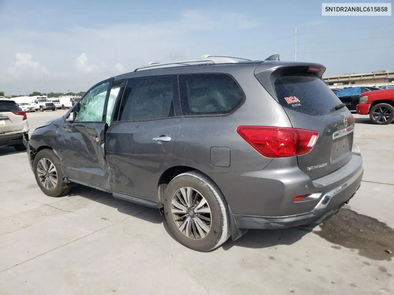 2020 Nissan Pathfinder S VIN: 5N1DR2AN8LC615858 Lot: 62199465