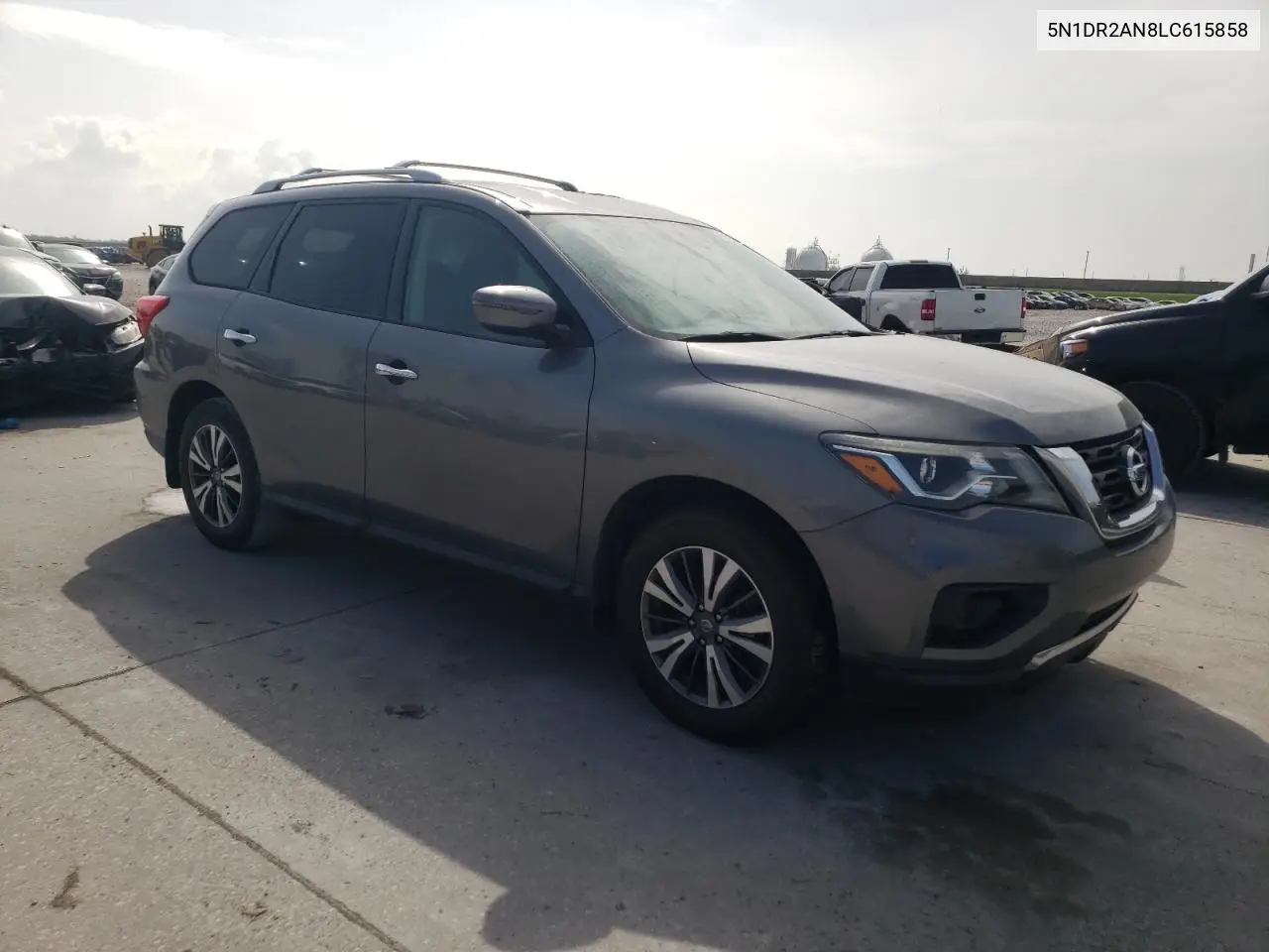 2020 Nissan Pathfinder S VIN: 5N1DR2AN8LC615858 Lot: 62199465