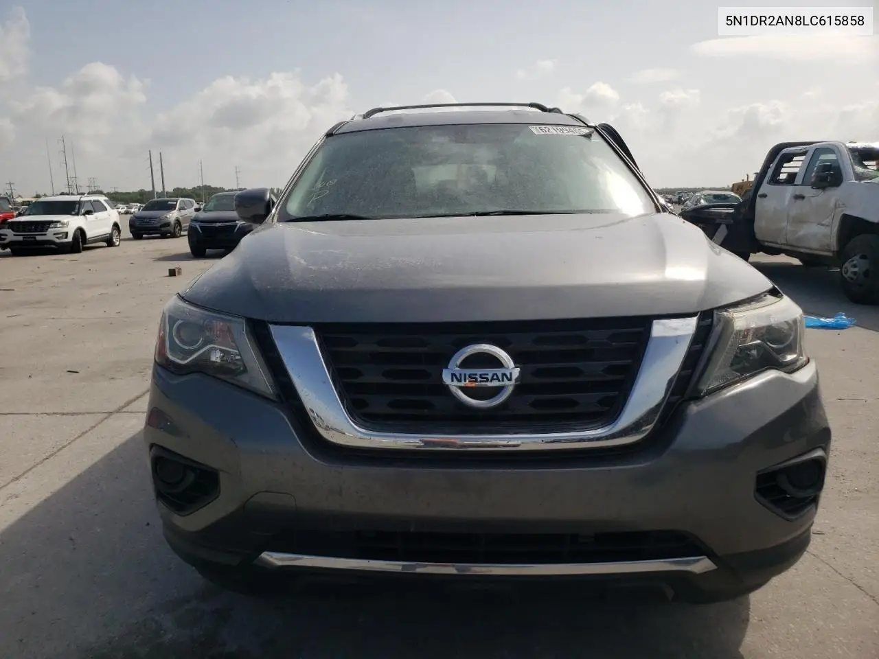 2020 Nissan Pathfinder S VIN: 5N1DR2AN8LC615858 Lot: 62199465