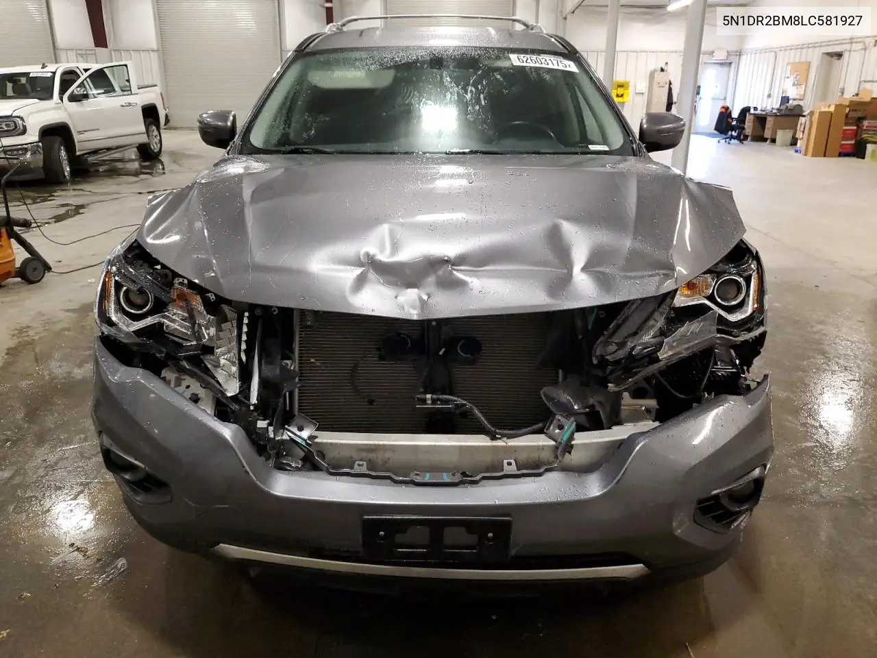2020 Nissan Pathfinder Sv VIN: 5N1DR2BM8LC581927 Lot: 62603175