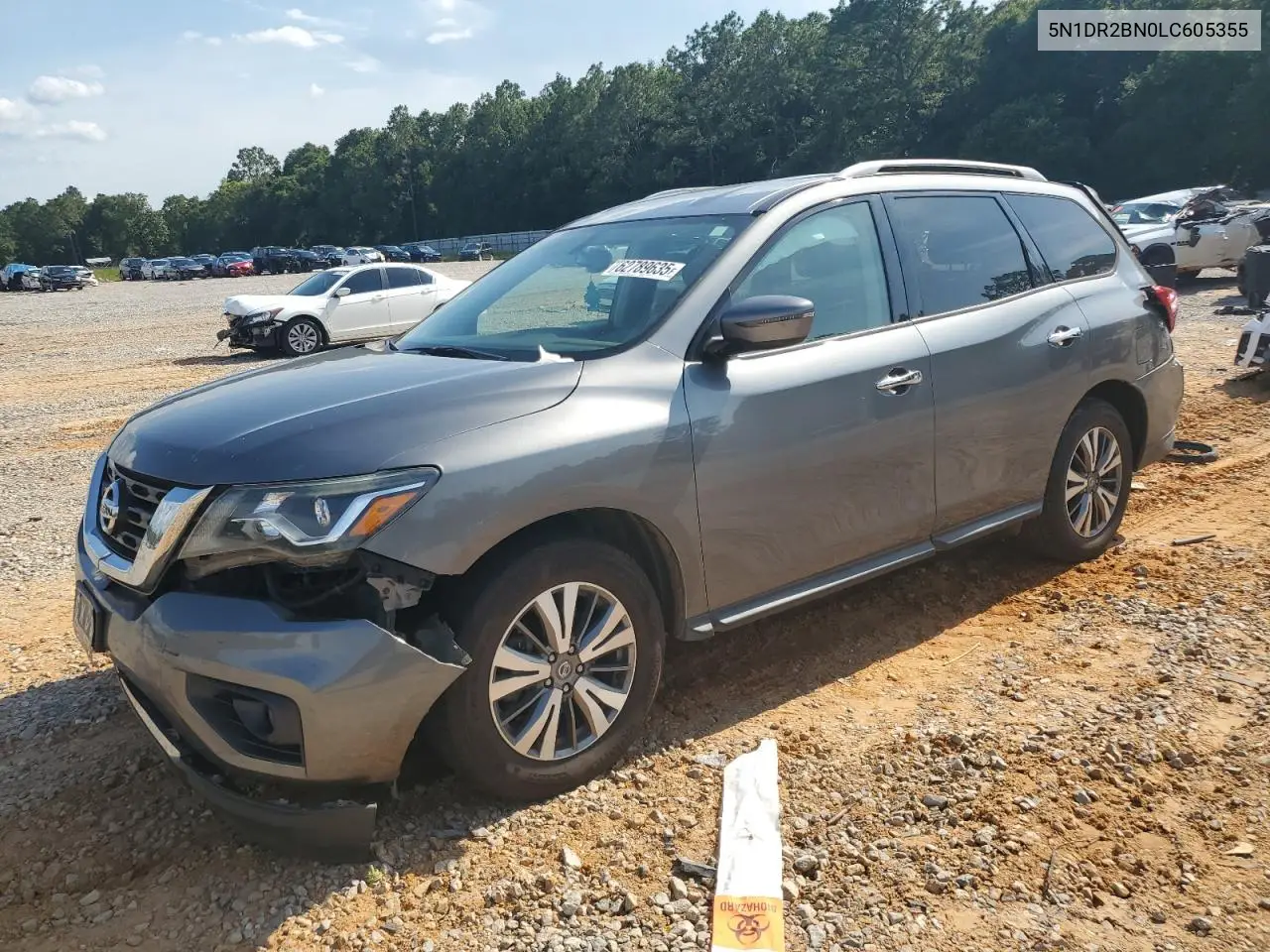 2020 Nissan Pathfinder Sv VIN: 5N1DR2BN0LC605355 Lot: 62789635