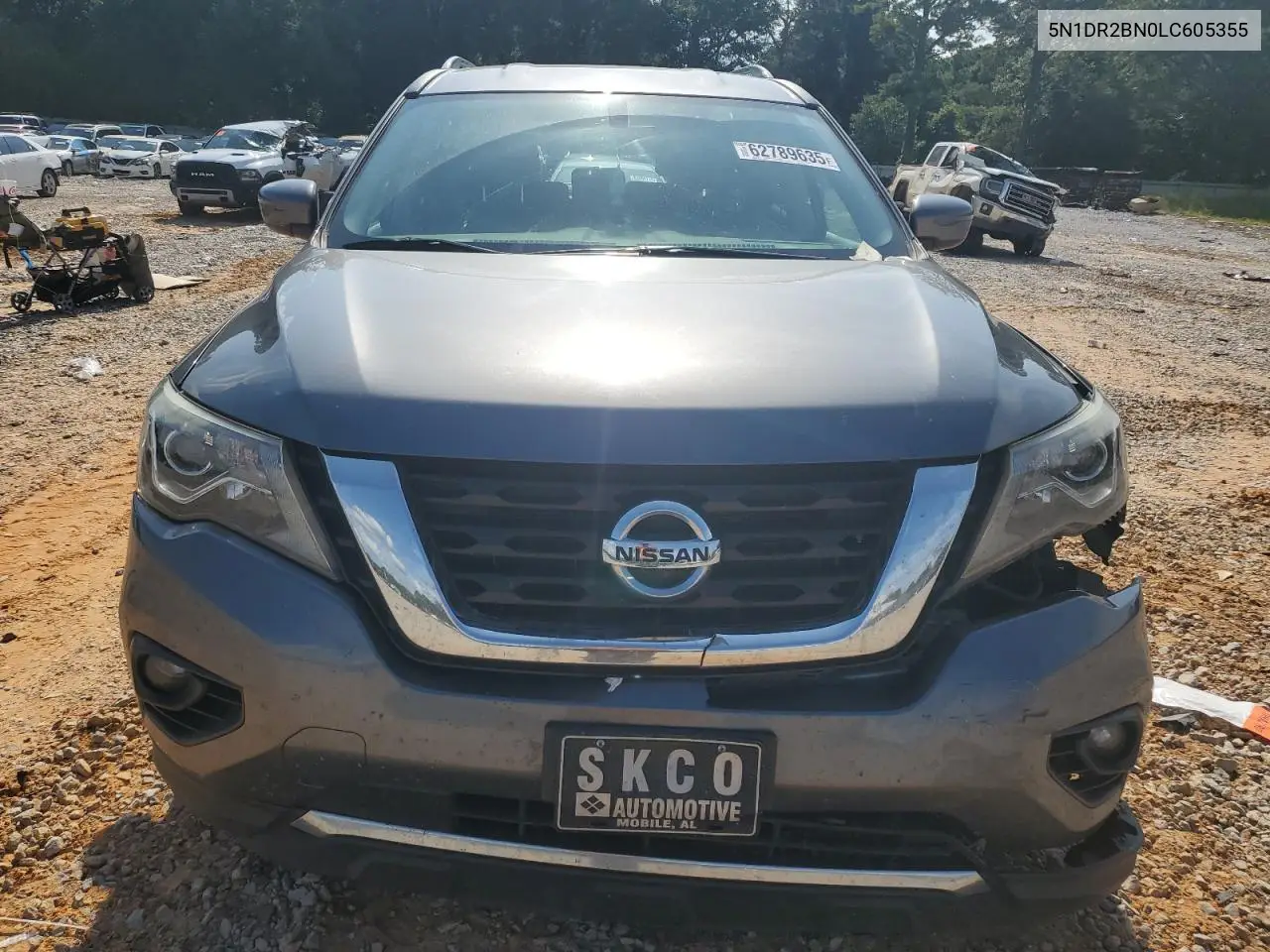 2020 Nissan Pathfinder Sv VIN: 5N1DR2BN0LC605355 Lot: 62789635