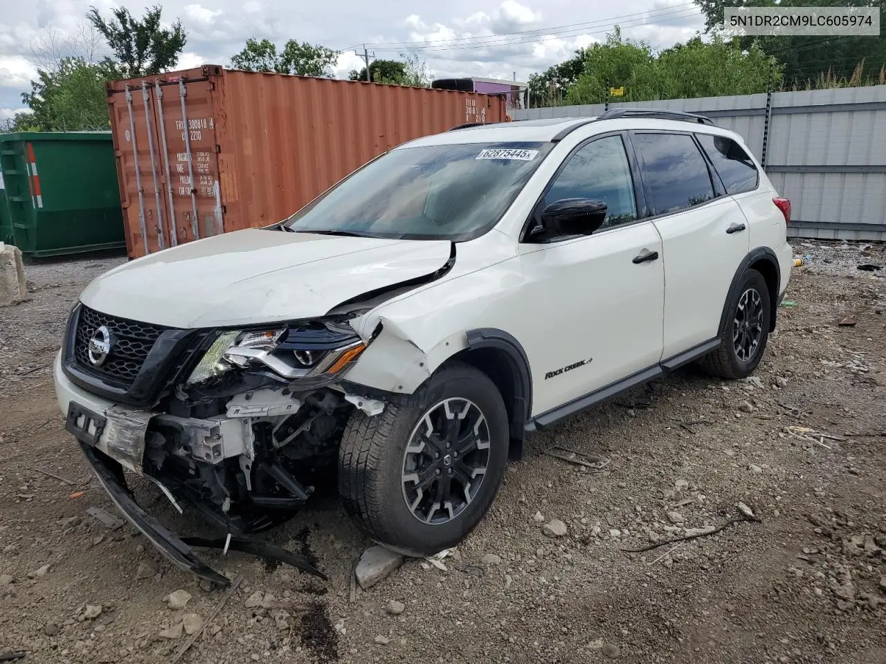 2020 Nissan Pathfinder Sl VIN: 5N1DR2CM9LC605974 Lot: 62875445
