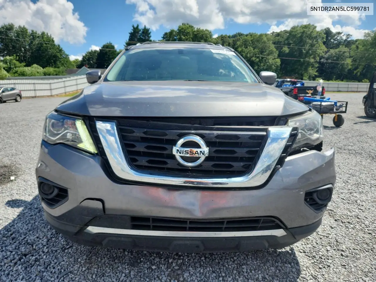 2020 Nissan Pathfinder S VIN: 5N1DR2AN5LC599781 Lot: 63232995