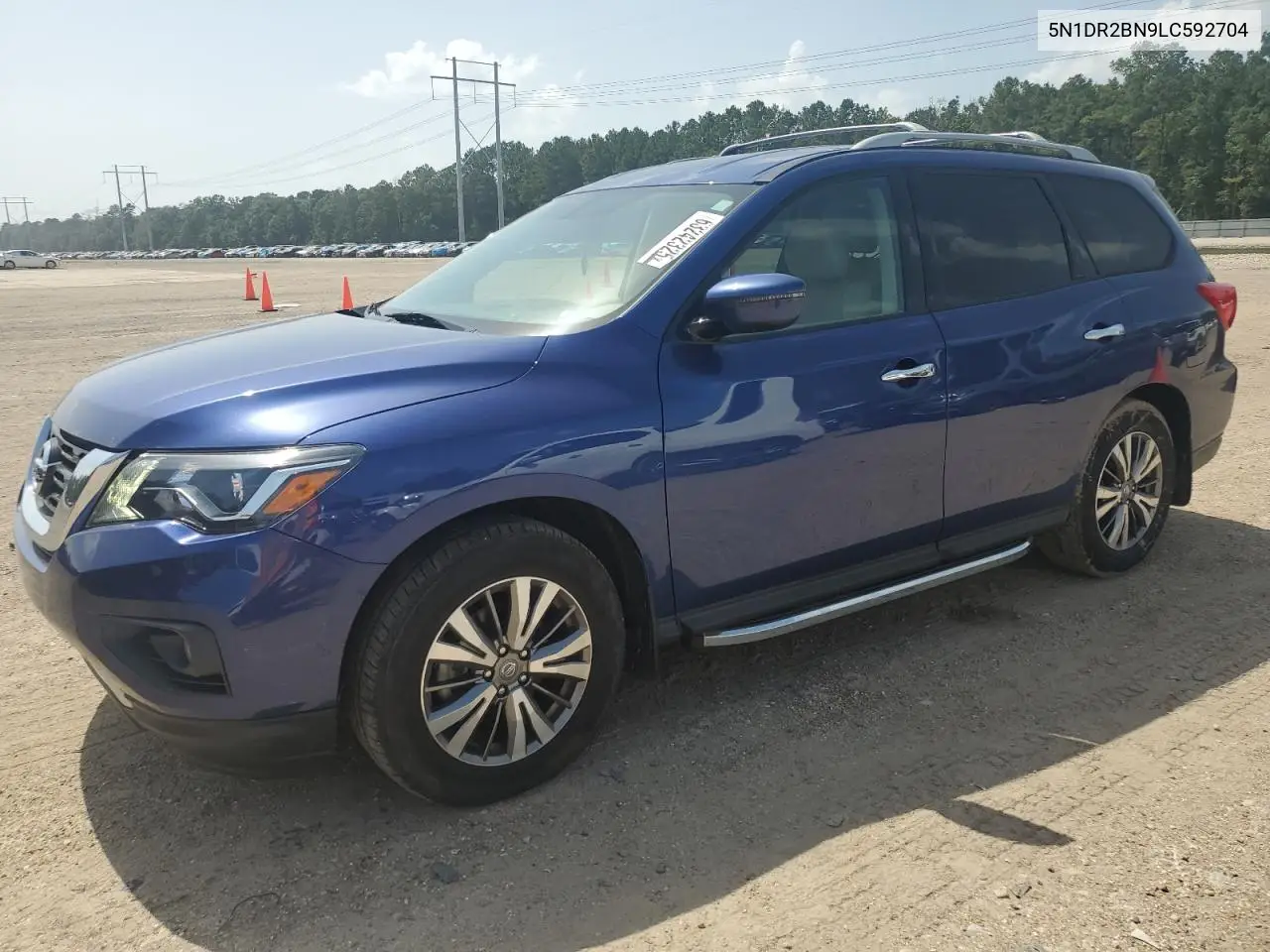 2020 Nissan Pathfinder Sv VIN: 5N1DR2BN9LC592704 Lot: 63242325